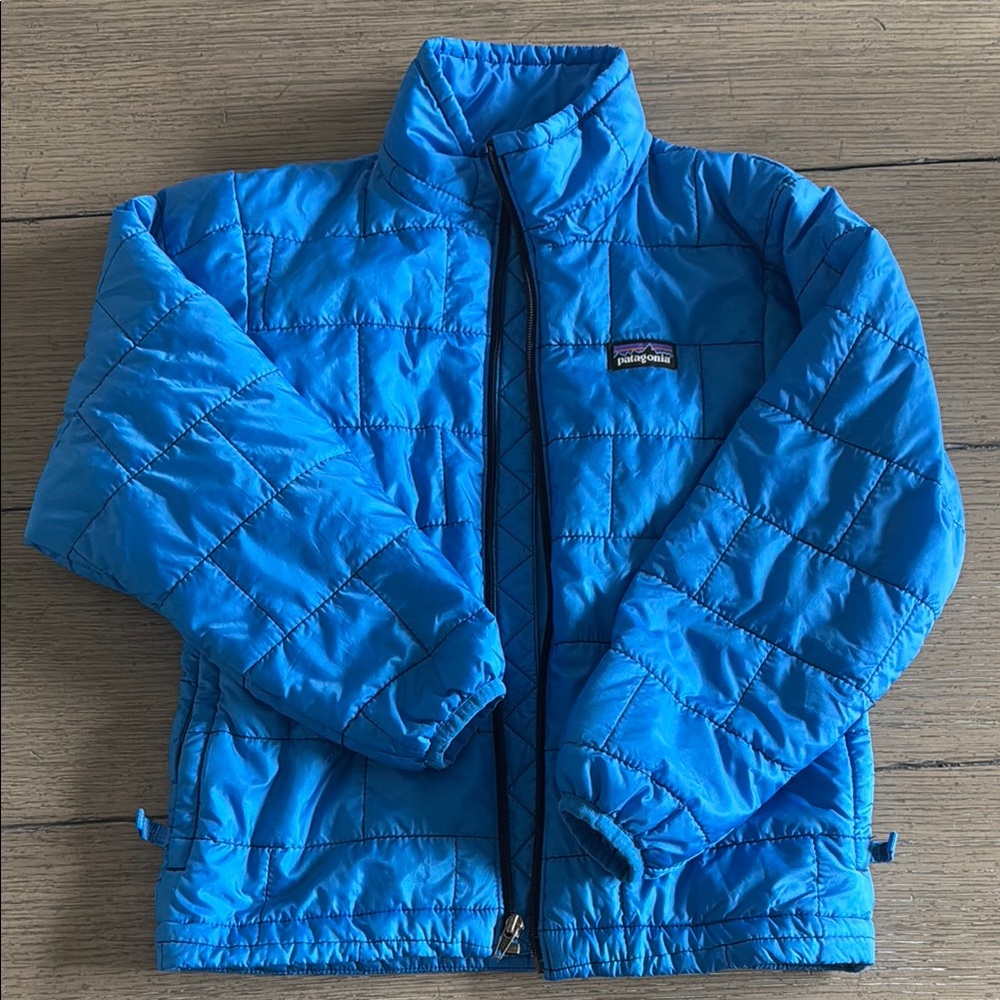 Patagonia Blue Puffer Jacket